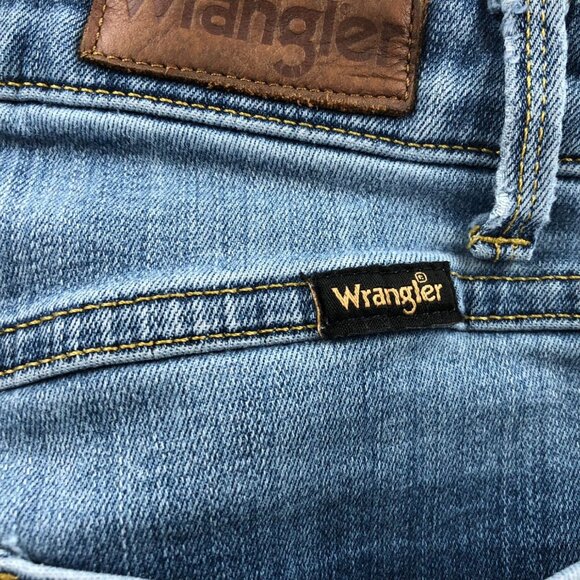 Wrangler Womens Jeans Size 4 Skinny Leg Blue Denim Mid Rise Ankle Casual Classic - Picture 13 of 15